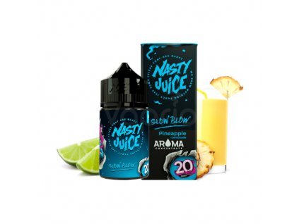 Nasty-Juice-Ananasová-limonáda-s-limetkou-Slow-Blow-Shake-and-Vape-Příchutě-na-míchaní-do-bází-pro-výrobu-vlastních-liquidů