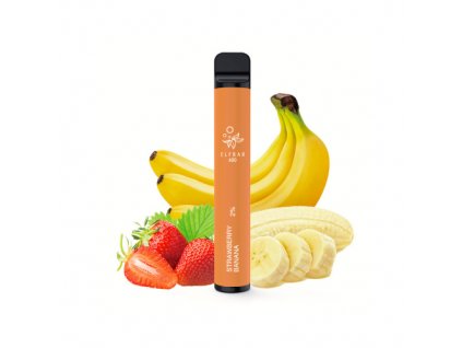ELF BAR 600 jednorázová e-cigareta Strawberry banana