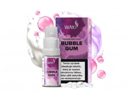 liquid way to vape bubble gum 10ml 18mg