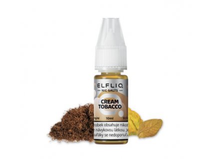 eliquid elf bar elfliq cream tobacco 10ml