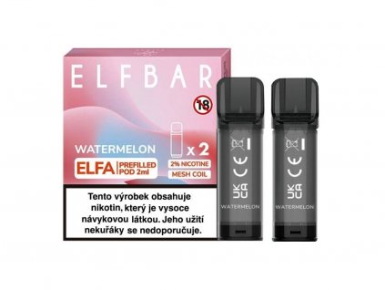 9213 elf bar elfa pods cartridge 2pack watermelon 20mg