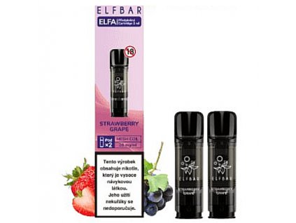 Elf Bar ELFA Pods cartridge 2Pack Strawberry Grape 20mg