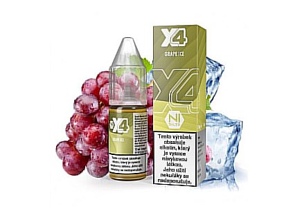 Náplň X4 Bar Juice - Grape Ice Salt 20 mg/ml