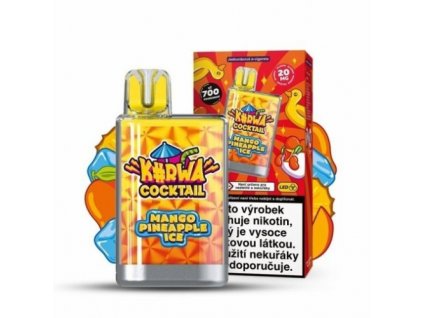 kurwa cocktail jednorazova e cigareta 20 mg ml mango pineapple ice