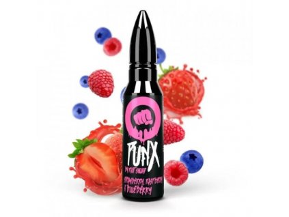 prichut riot squad punx shake and vape 20ml strawberry blueberry raspberry