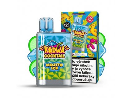kurwa cocktail jednorazova e cigareta 20 mg ml mojito ice