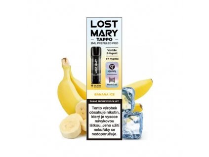 lost mary tappo pods cartridge 1pack banana ice 17mg
