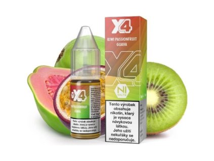 napln x4 bar juice kiwi passionfruit guava salt 10 mg ml