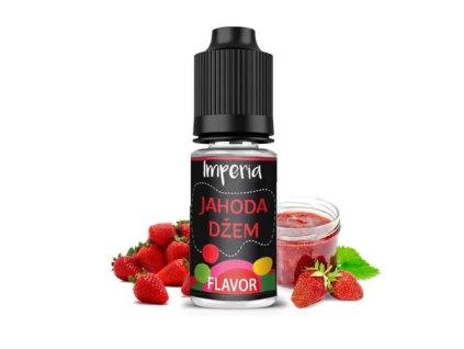 prichut imperia black label 10ml strawberry jam jahodovy dzem