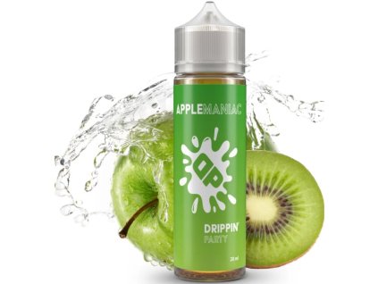 flavor drippin party sv 10ml apple maniac chladive jablko a kysele kiwi