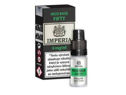 Nikotinová báze IMPERIA Fifty PG50-VG50 10ml-6mg 1Pack