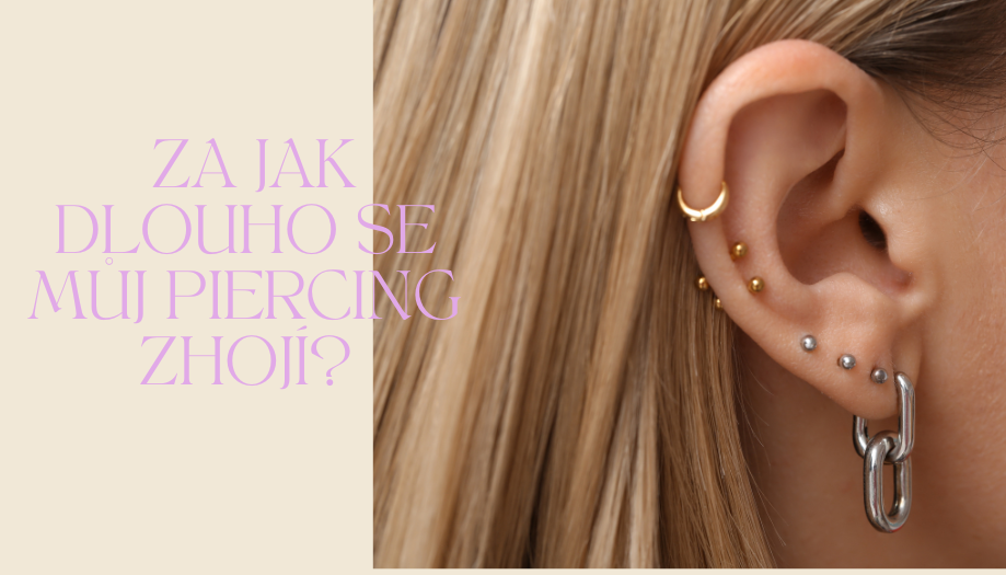 Péče o nový piercing ucha