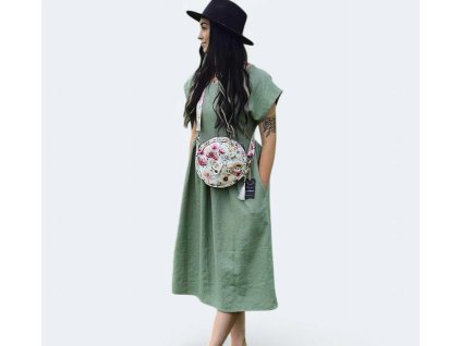 Dámské lněné šaty