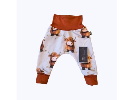 Chlapecké baggy tepláky KRAVIČKY