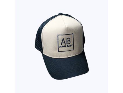 Kšiltovka TMAVĚ MODRÁ Kšiltovka modrobílá Alpha baby