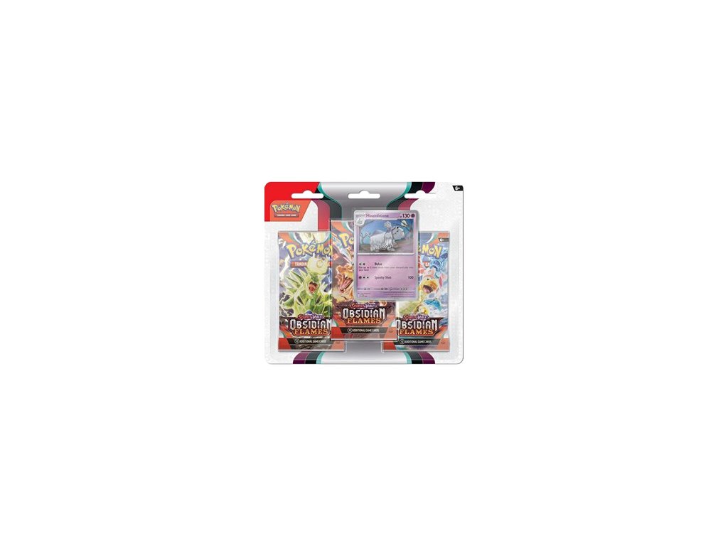 Pokémon TCG: Scarlet & Violet—Obsidian Flames – Houndstone 3-Pack Blister
