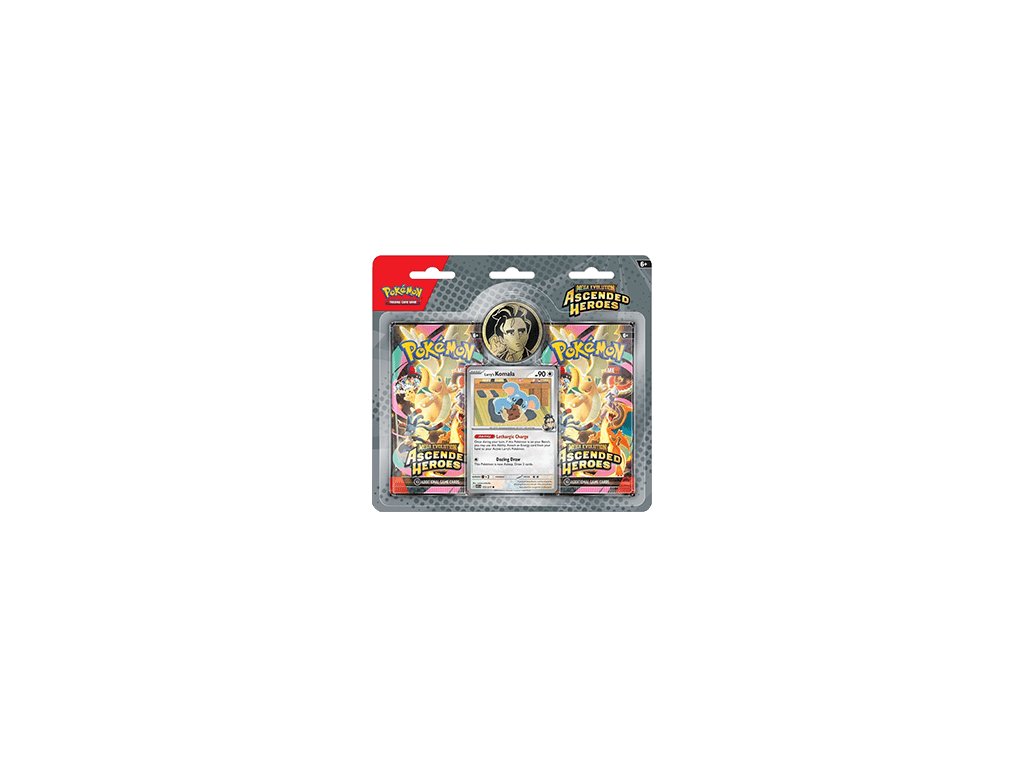 Pokémon TCG: Mega Evolution—Ascended Heroes – Larry's Komala 2-Pack Blister