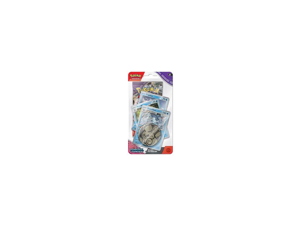 Pokémon TCG: Scarlet & Violet—Temporal Forces – Baxcalibur Premium Checklane Blister