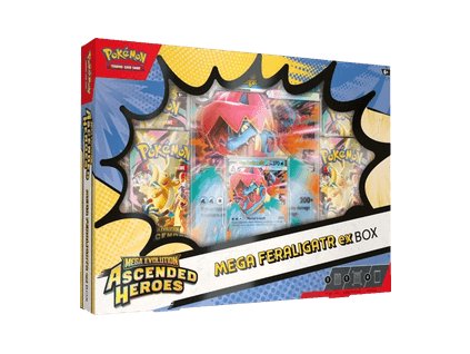 Pokémon TCG: Mega Evolution—Ascended Heroes – Mega Feraligatr ex Box