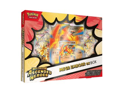 Pokémon TCG: Mega Evolution—Ascended Heroes – Mega Emboar ex Box
