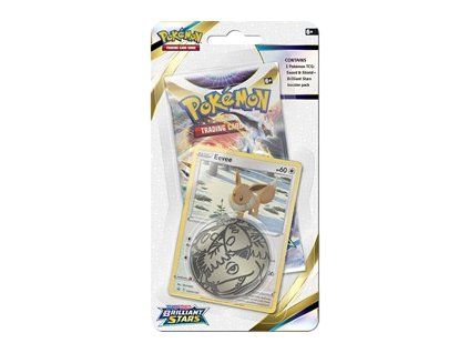Pokémon TCG: Sword & Shield—Brilliant Stars – Eevee 1-Pack Blister