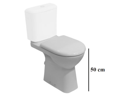 JIKA Deep WC Mísa Kombi Zadní odpad (2361.6.000.000.1)