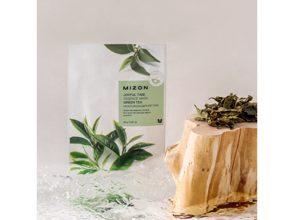 Mizon Joyful Time Essence Mask Green Tea — produkt