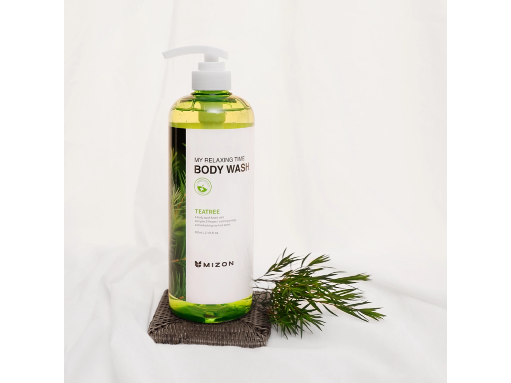 Mizon My Relaxing Time Body Wash Refreshing Tea Tree 800ml — produkt