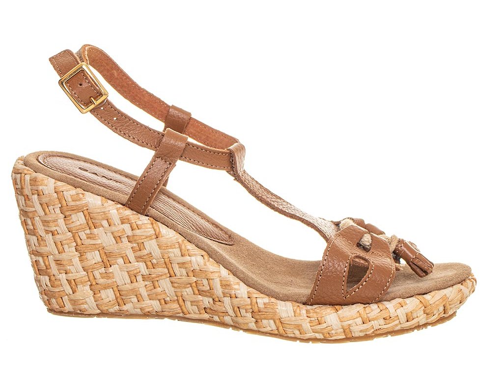 G124 Gant dámské kožené sandály Nora hnědé (1)