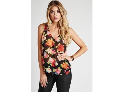 Guess top Strappy Back Rose - Print