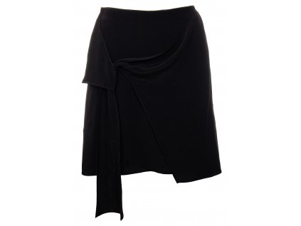 KL140 Karl Lagerfeld dámská sukně Satin Bow černá (1)