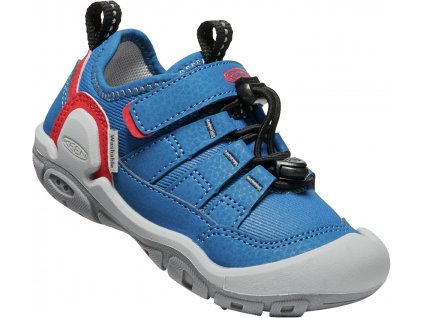 KN62 Keen dětské outdoorové boty Knotch Hollow Classic BlueRed Carpet (1)