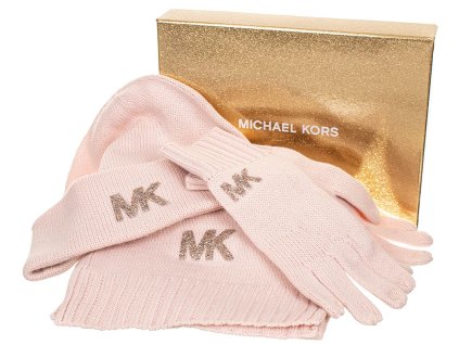 20651 Michael Kors dámský set čepice šála rukavice Michael Kors 539498
