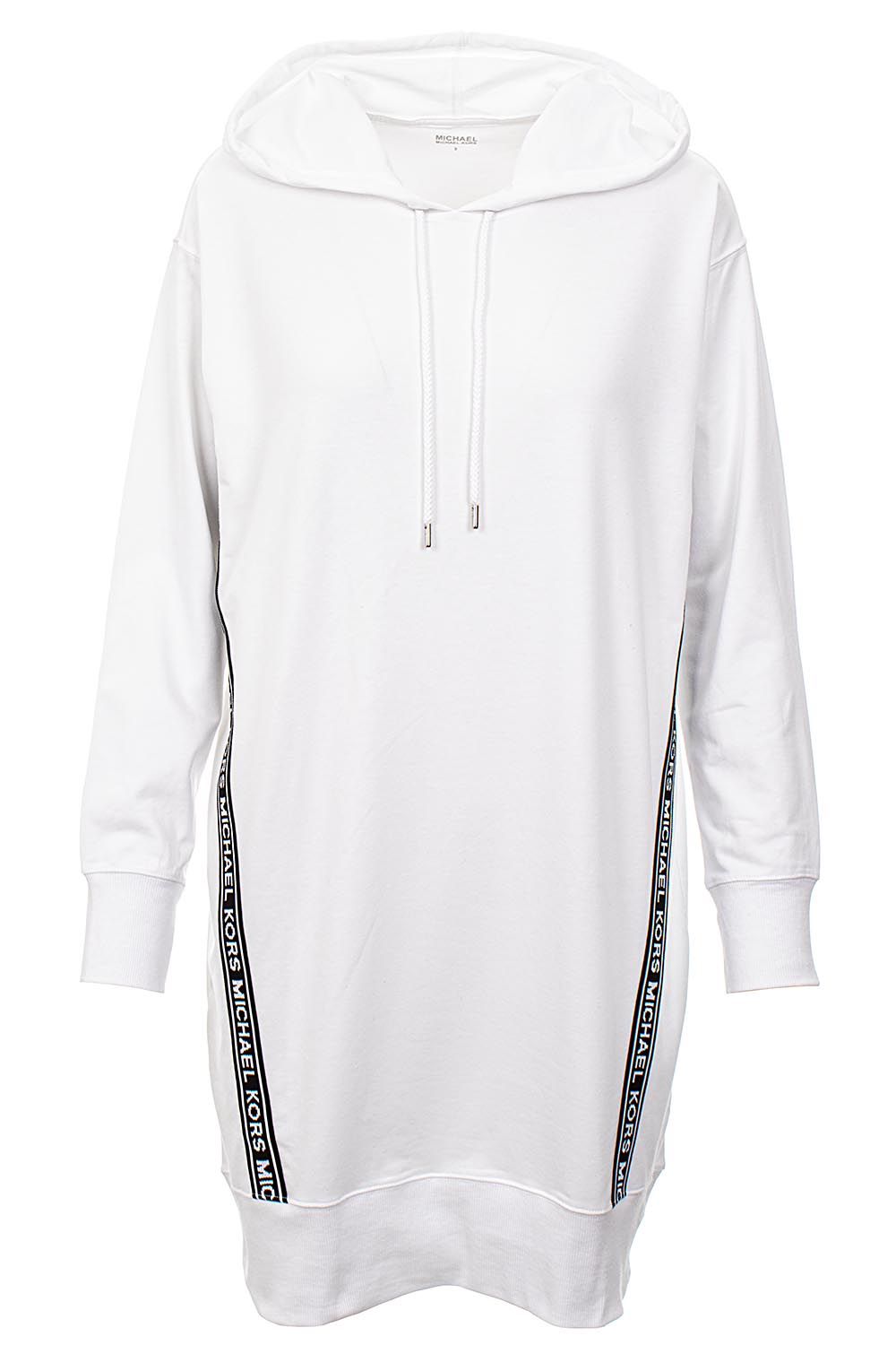Michael Kors Dámské mikinové šaty s pruhy bílé Velikost: M