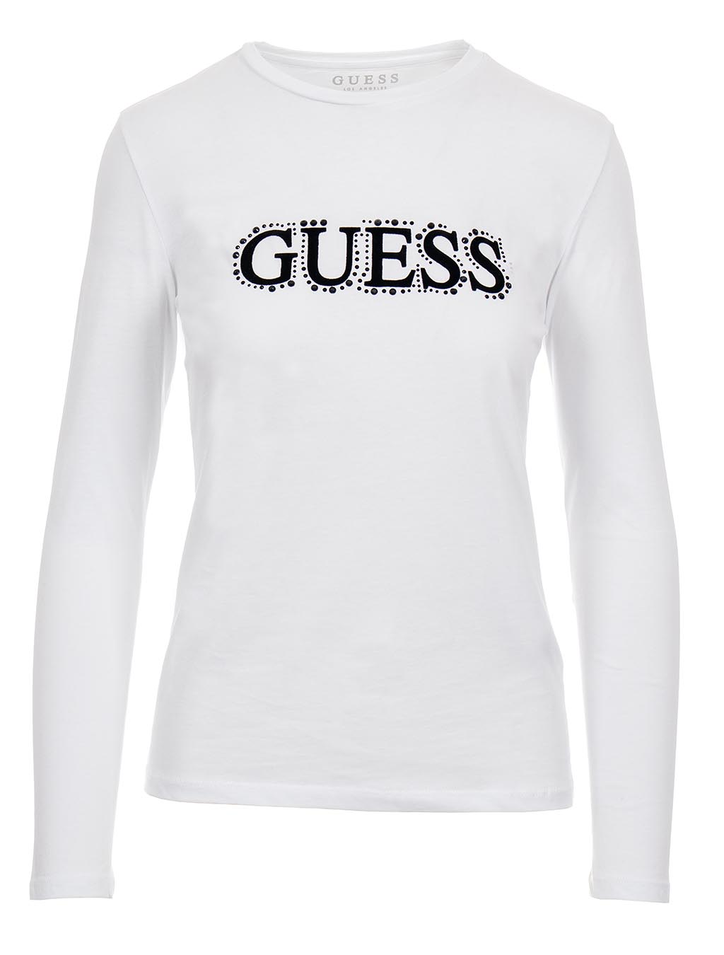 Guess dámské tričko Millie bílé Velikost: XS