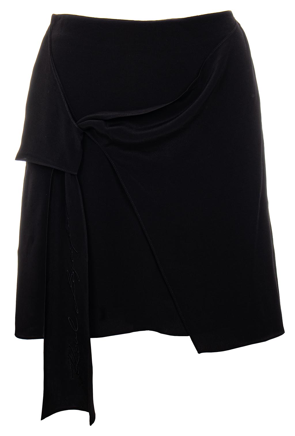 Karl Lagerfeld dámská sukně Satin Bow černá Velikost: EU 32