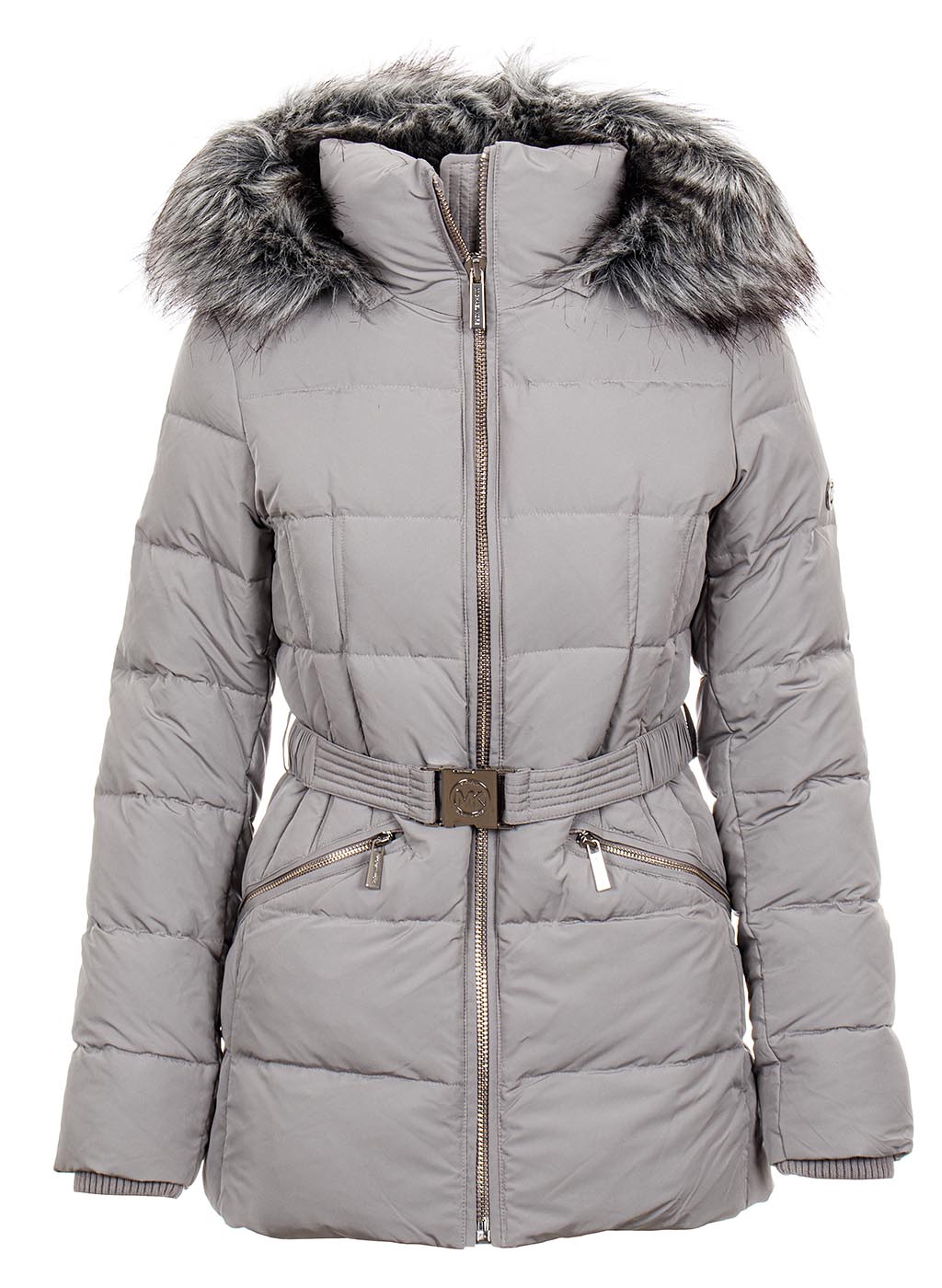 Michael Kors dámská zimní péřová bunda Nickel šedá Velikost: XL