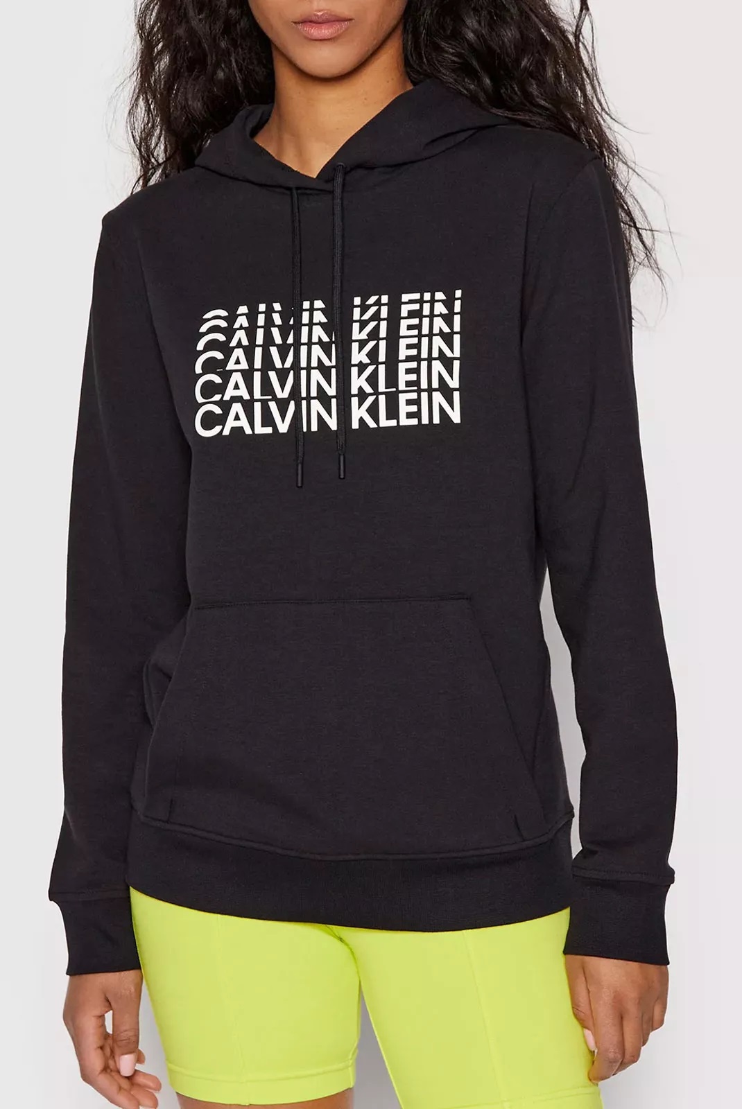 Calvin Klein dámská mikina s kapucí černá Velikost: XS