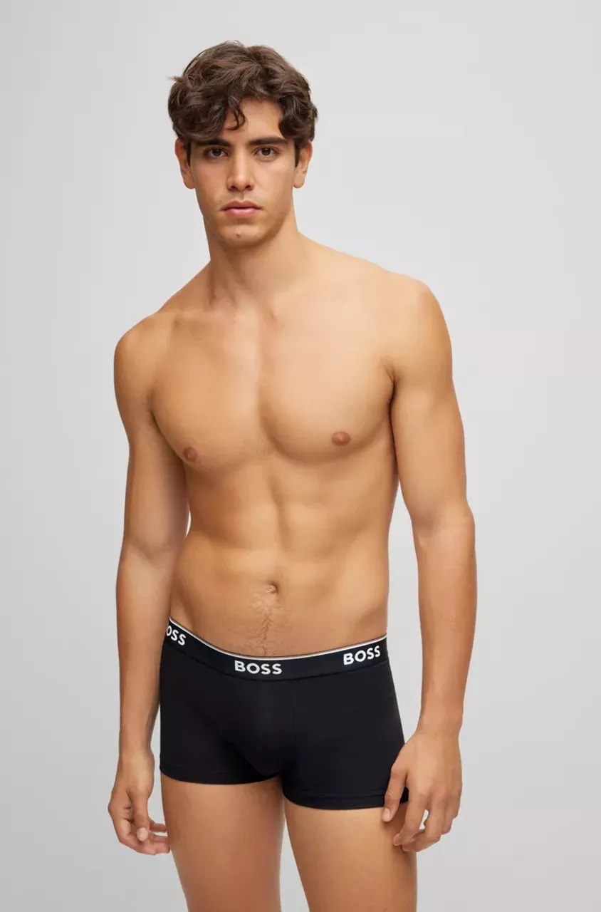 Hugo Boss pánské boxerky 3pack černé Velikost: L