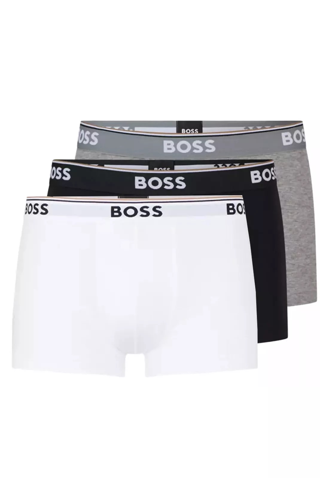 Hugo Boss pánské boxerky 3pack černé, šedé, bílé Velikost: XL