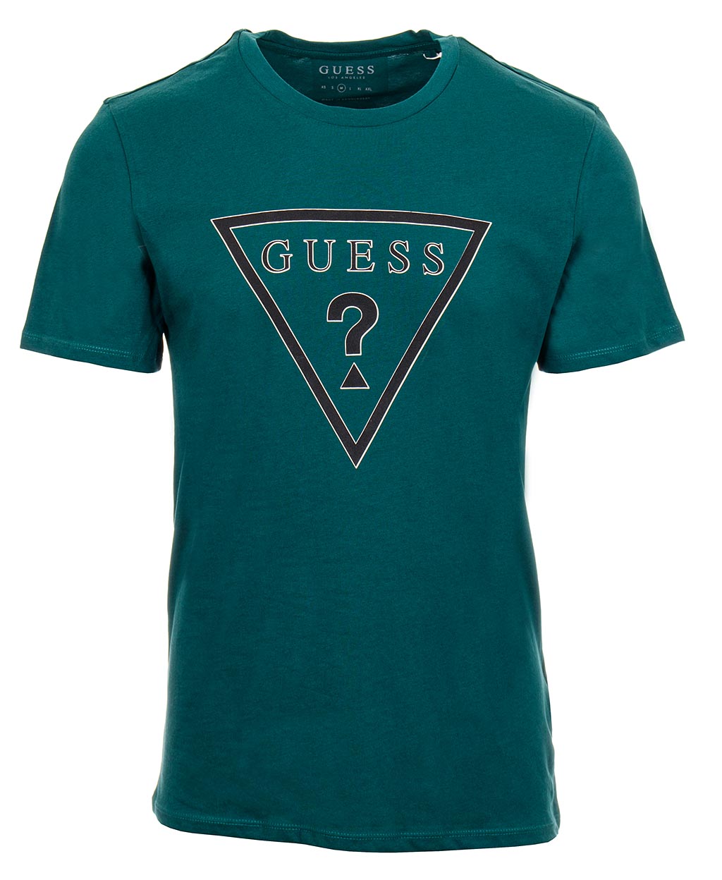 Guess pánské tričko zelené s logem Velikost: S