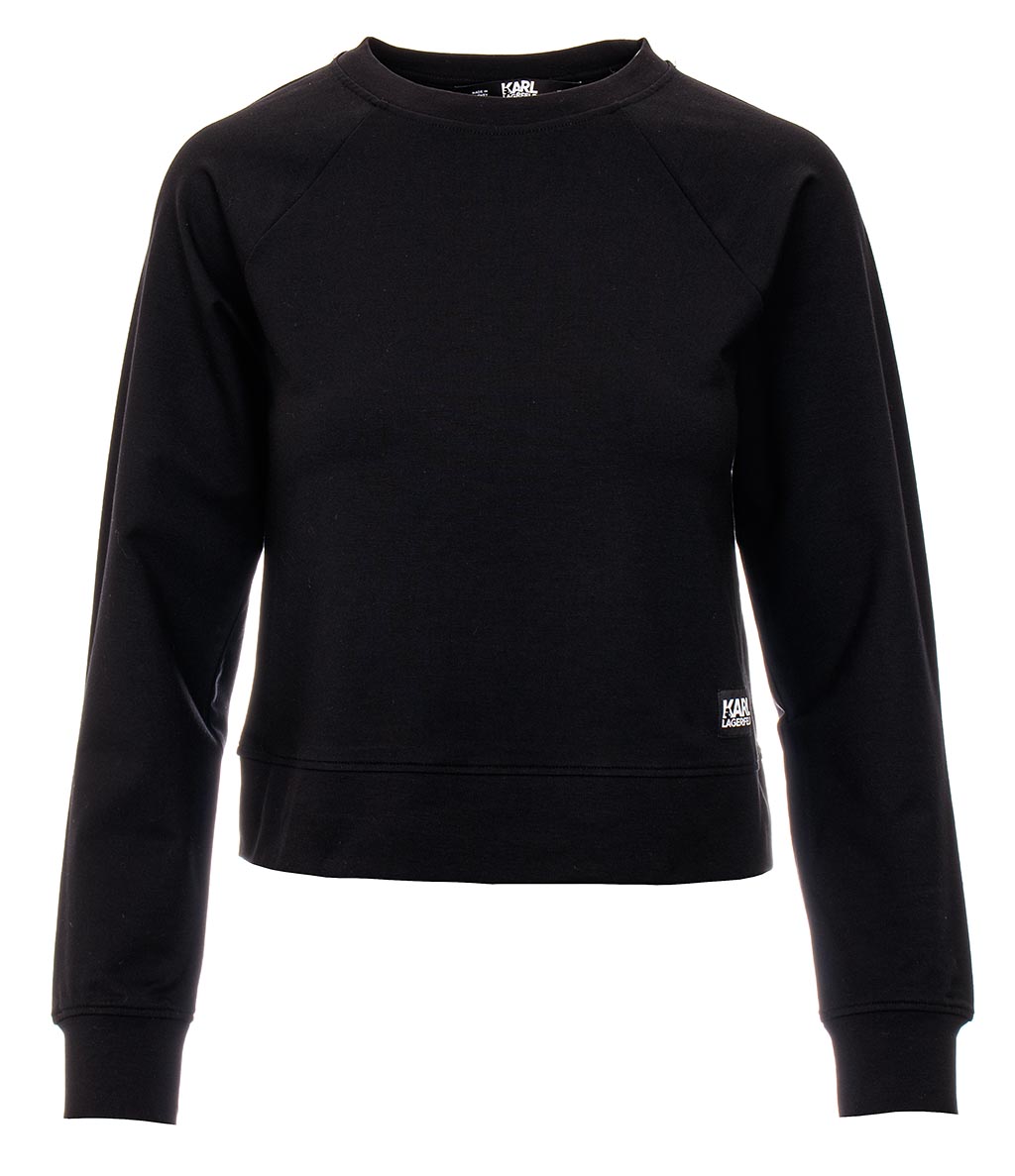 Karl Lagerfeld dámská mikina Logo Sweatshirt černá Velikost: XS