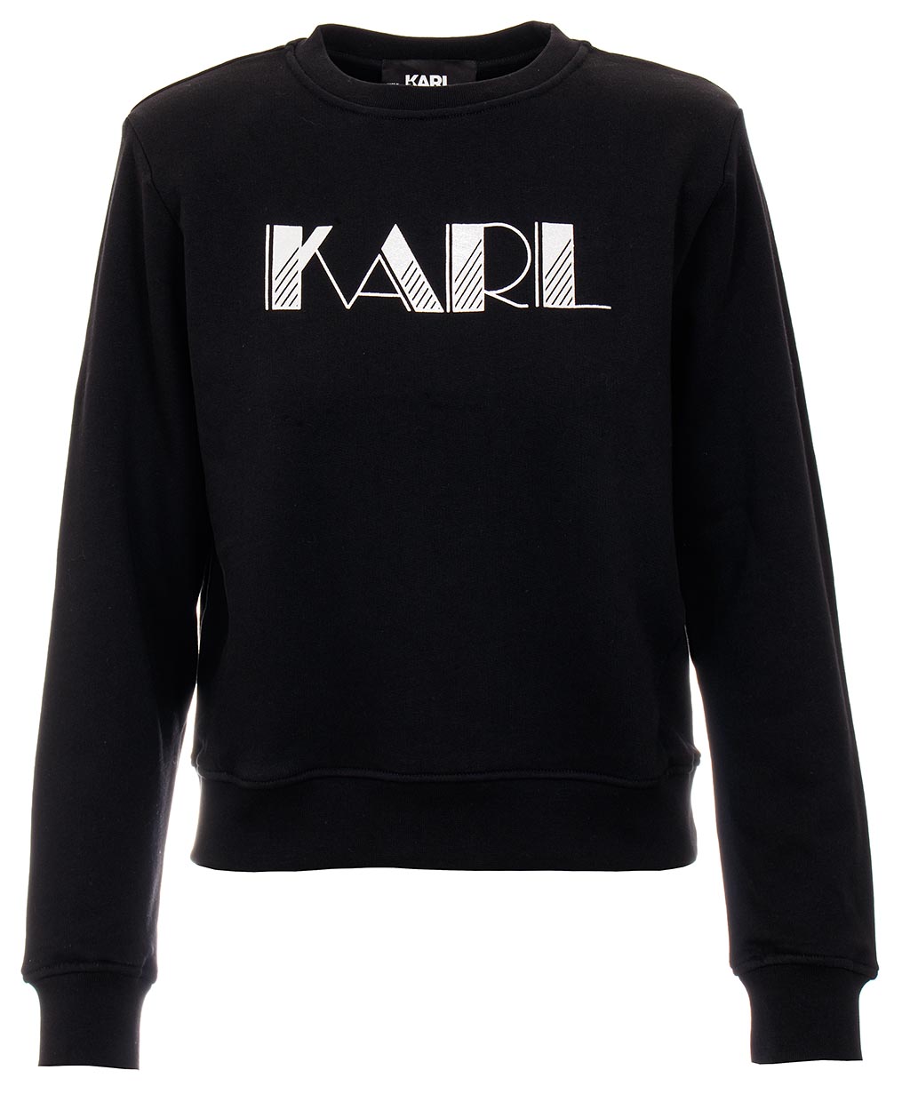 Karl Lagerfeld dámská mikina Statement Shoulder černá Velikost: XS