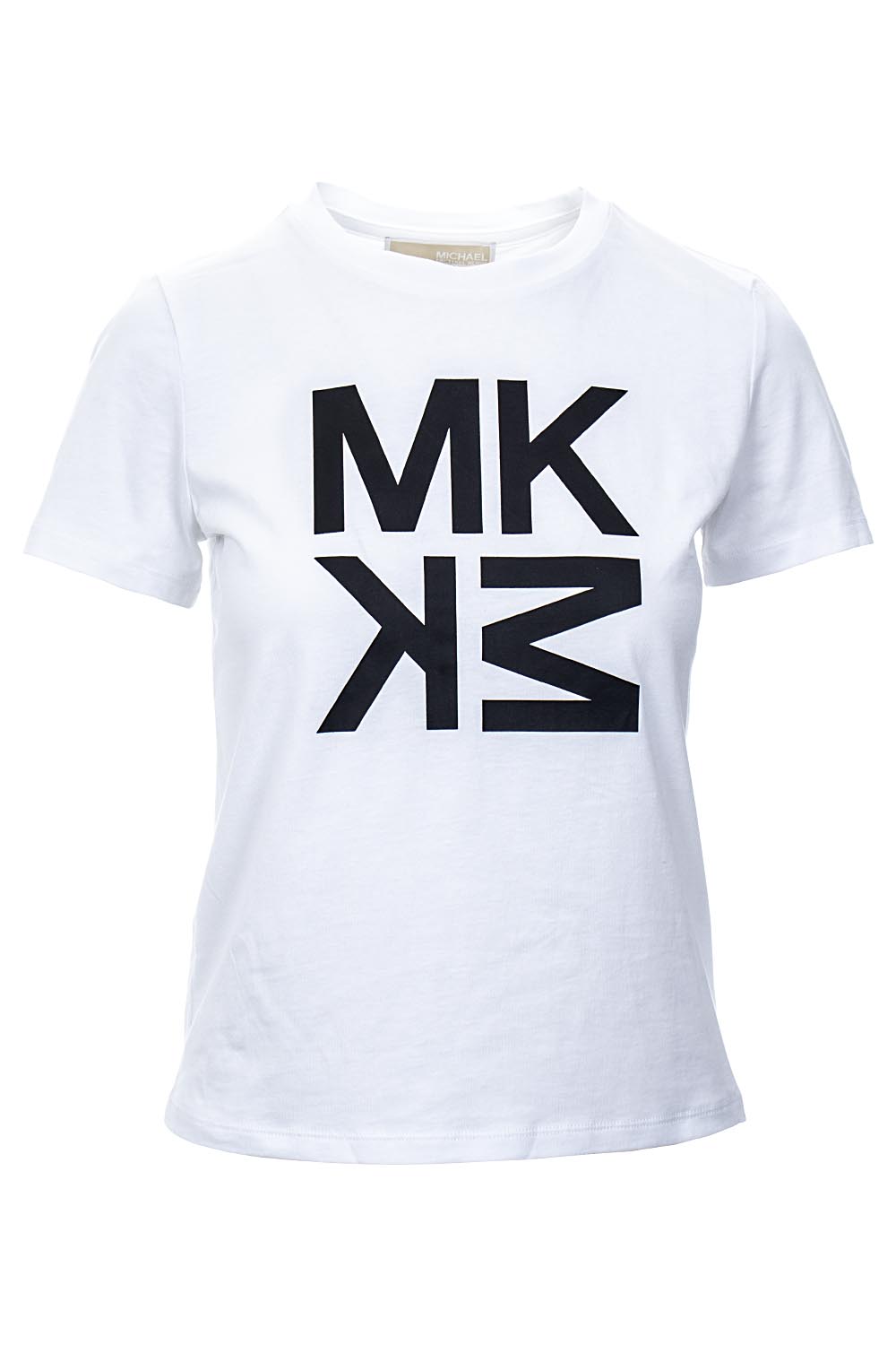 Michael Kors Dámské tričko bílé s monogramem MK Velikost: L