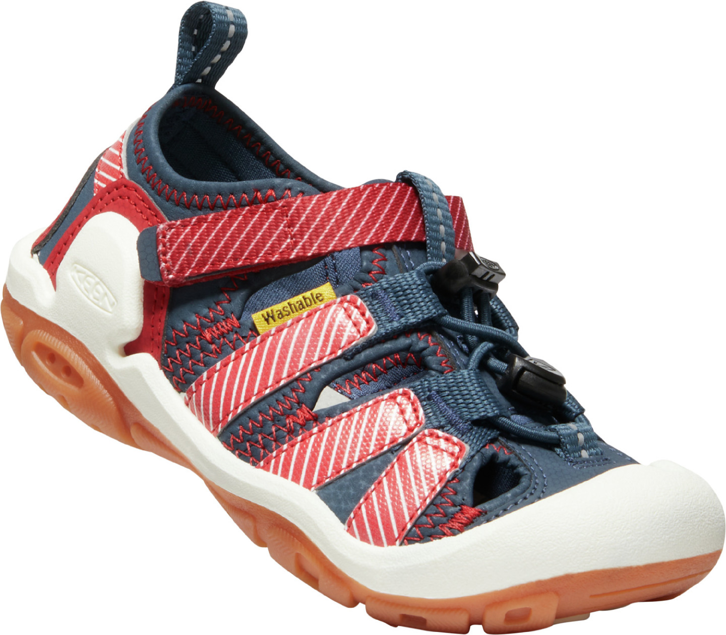 KEEN Knotch Creek dětské sandály navy/stripes Velikost: EU 34