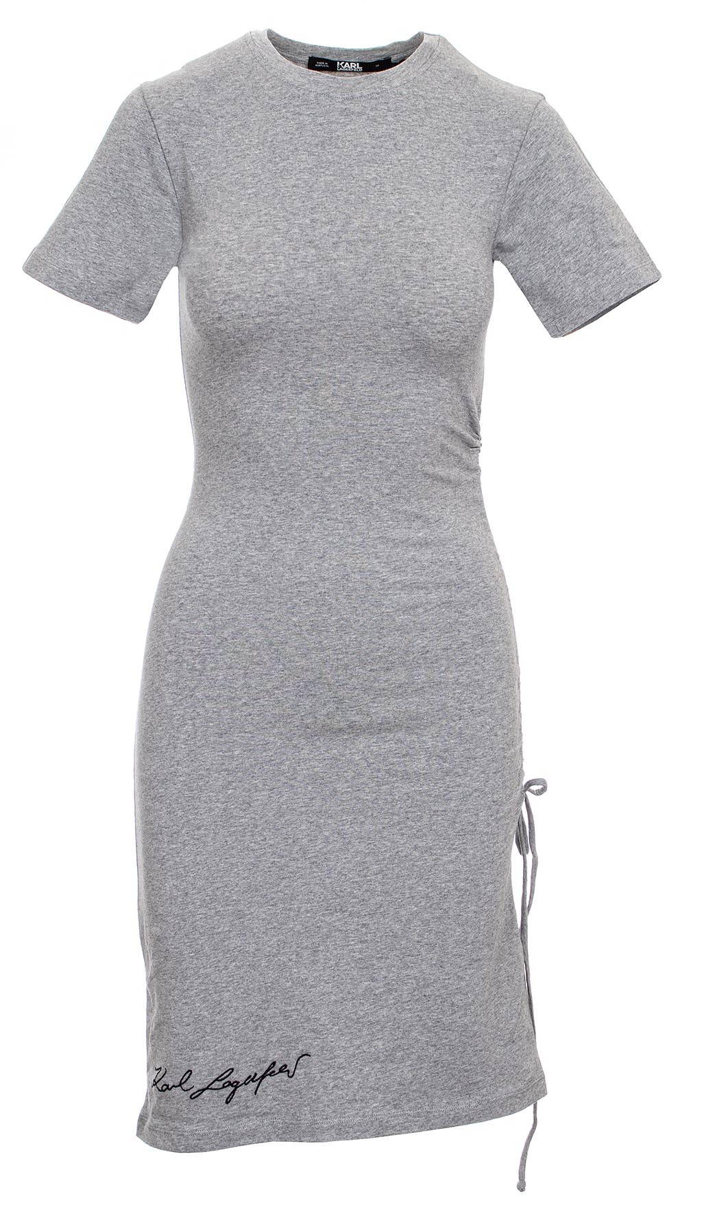 Karl Lagerfeld dámské T-shirt Wrap šaty šedé Velikost: L
