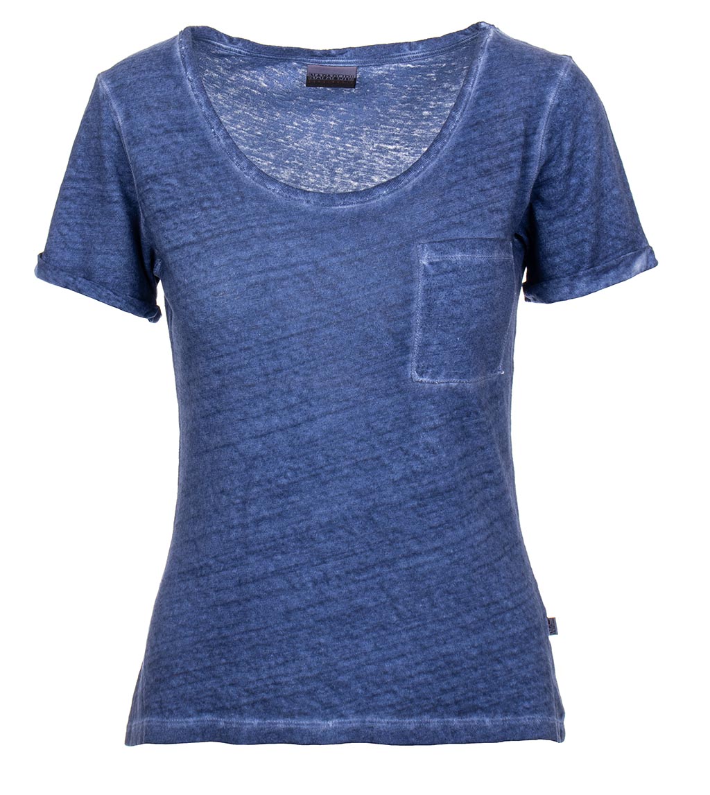 Napapijri dámské tričko modré žíhané Velikost: M