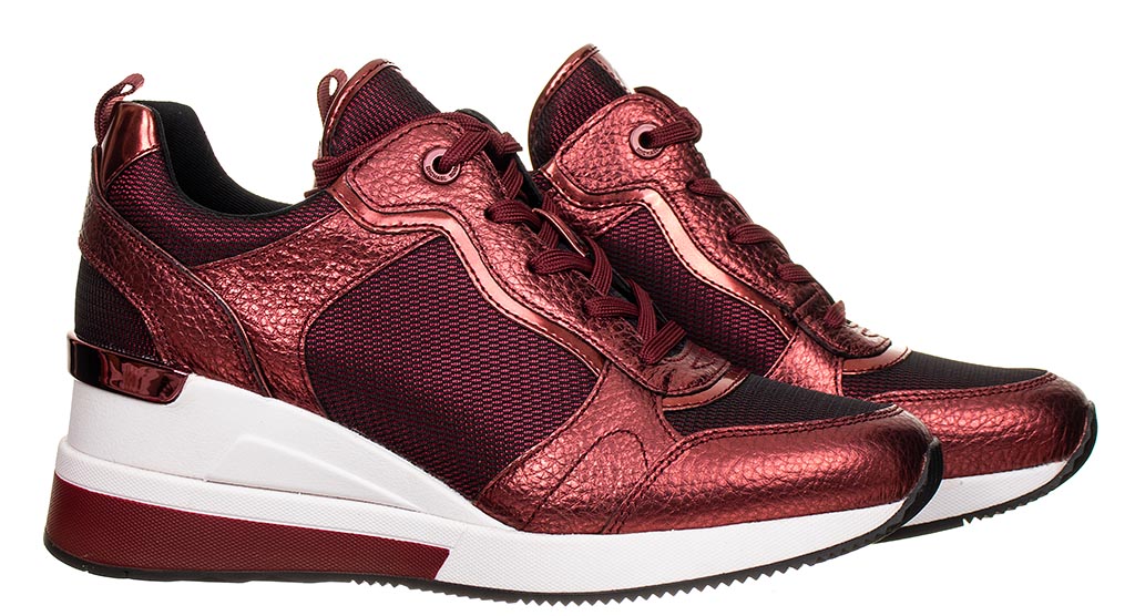 Michael Kors dámské tenisky Crista Trainer Metallic Cherry Velikost: EU 38,5