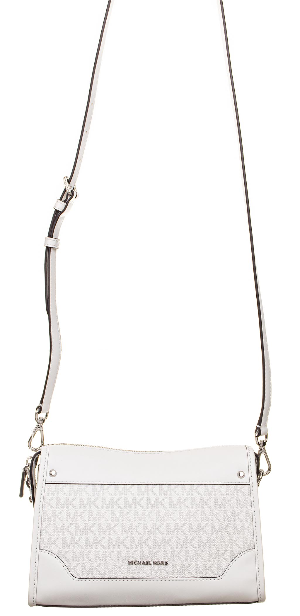 Michael Kors dámská crossbody kabelka Harrison bílá s monogramem