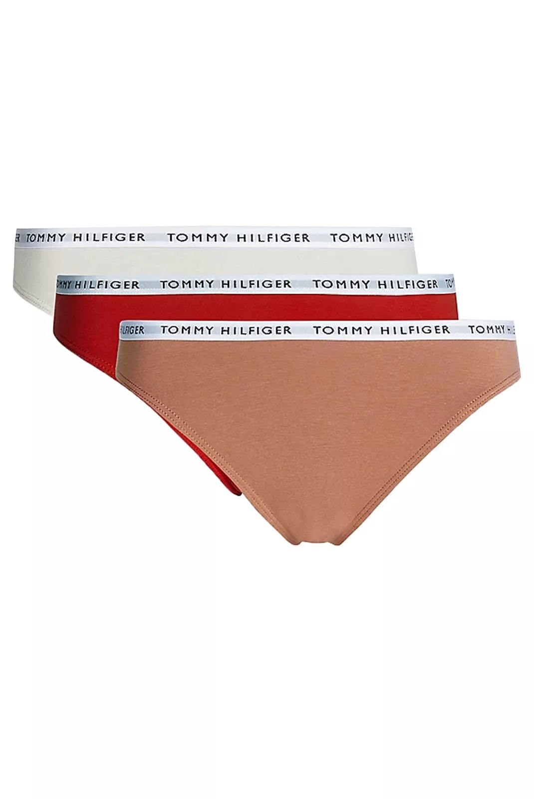 Tommy Hilfiger dámské bavlněné kalhotky 3pack s logem Velikost: L